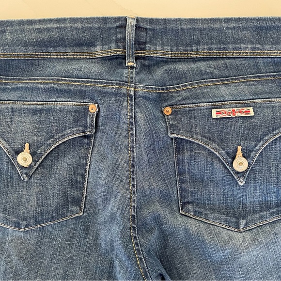 Hudson USA Collin Flap skinny blue jean denim size 30 color Dean like new - Picture 3 of 15